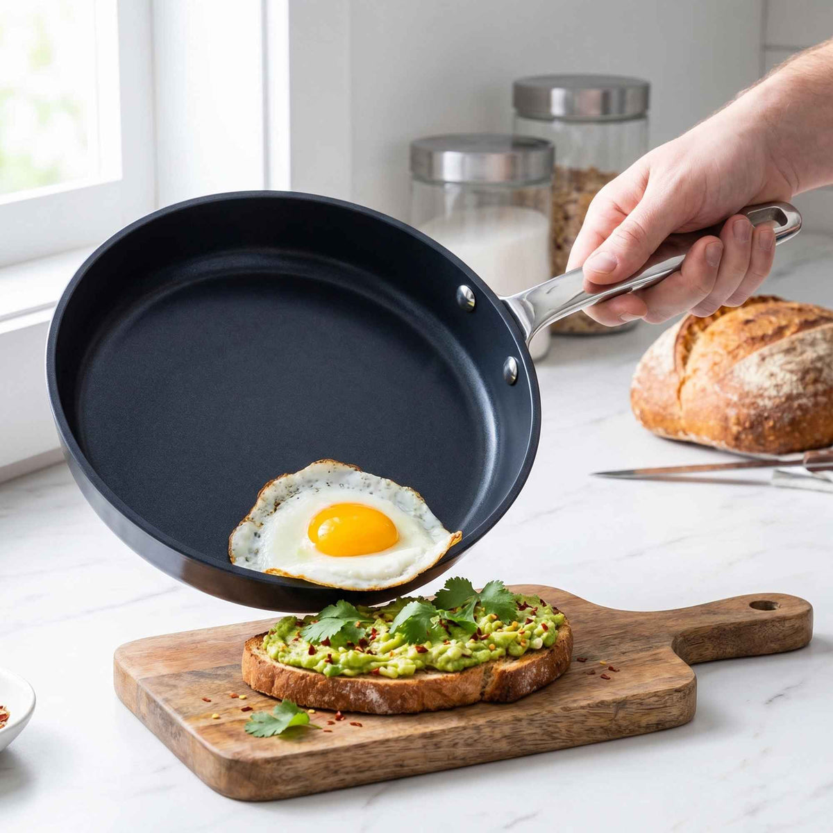 Clean Cook Ceramic Frying Pan – Non-Toxic, Every Cooktop