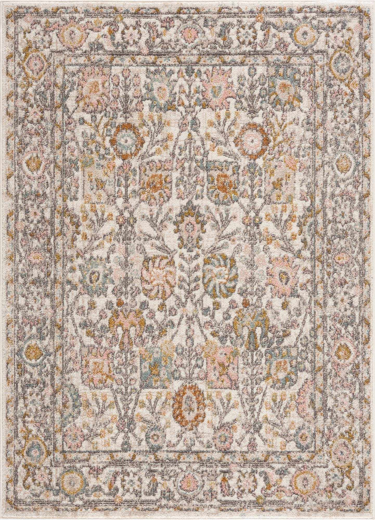 Hearthside Area Rug – Cozy Traditional Style, Warm Earthy Palette