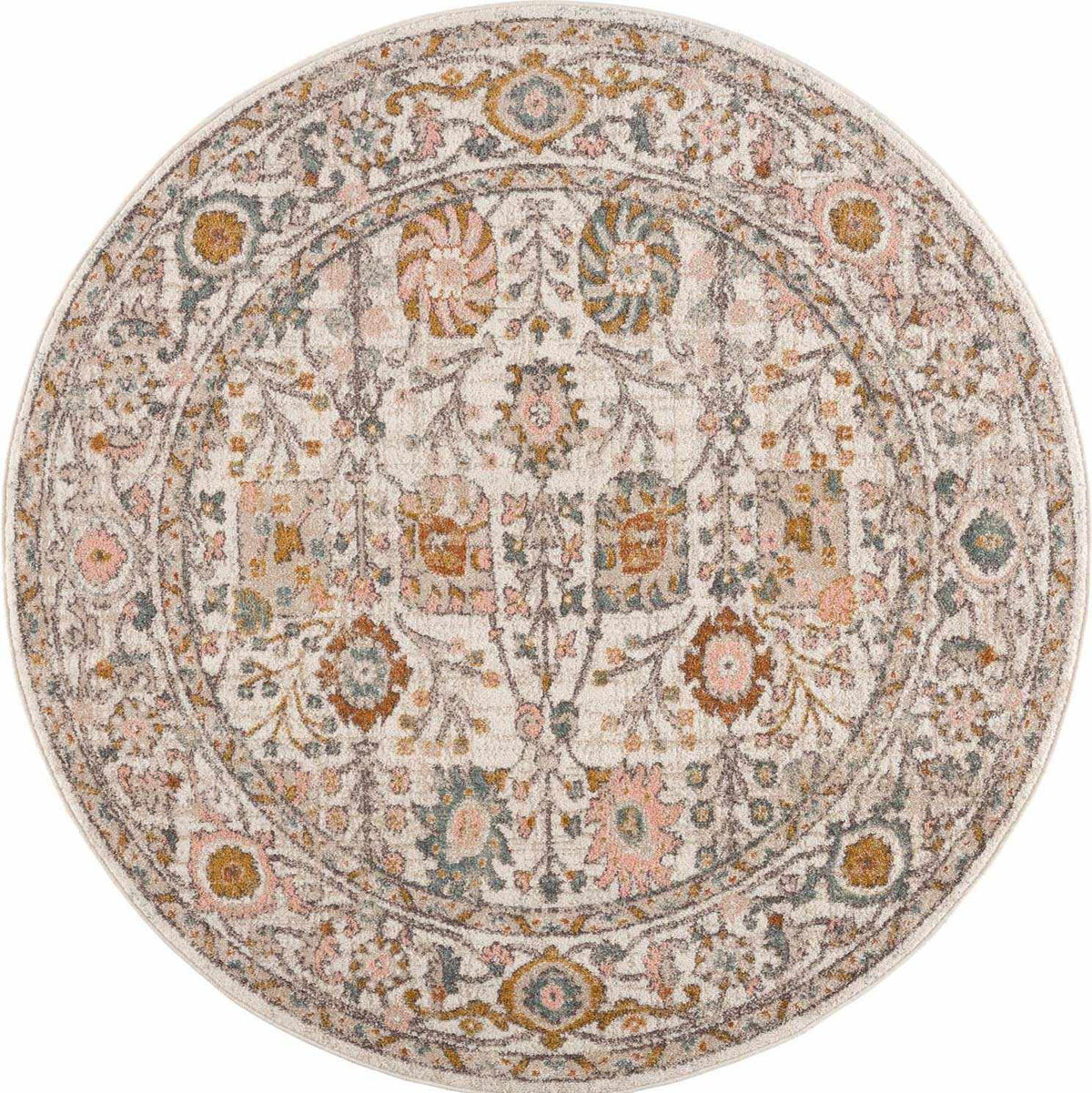 Hearthside Area Rug – Cozy Traditional Style, Warm Earthy Palette