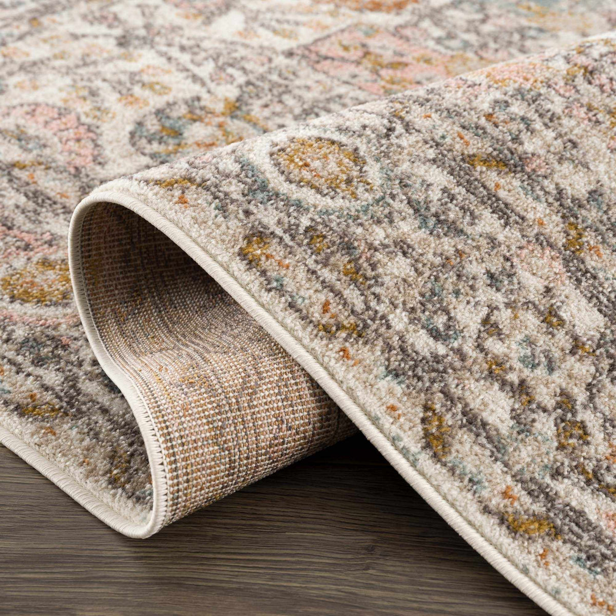 Hearthside Area Rug – Cozy Traditional Style, Warm Earthy Palette