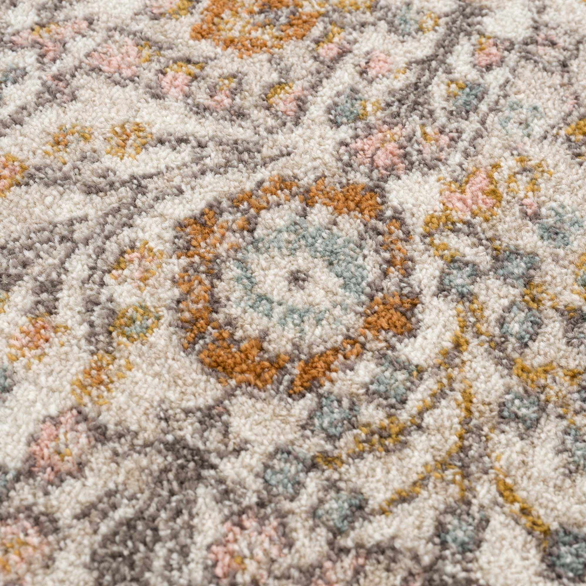 Hearthside Area Rug – Cozy Traditional Style, Warm Earthy Palette