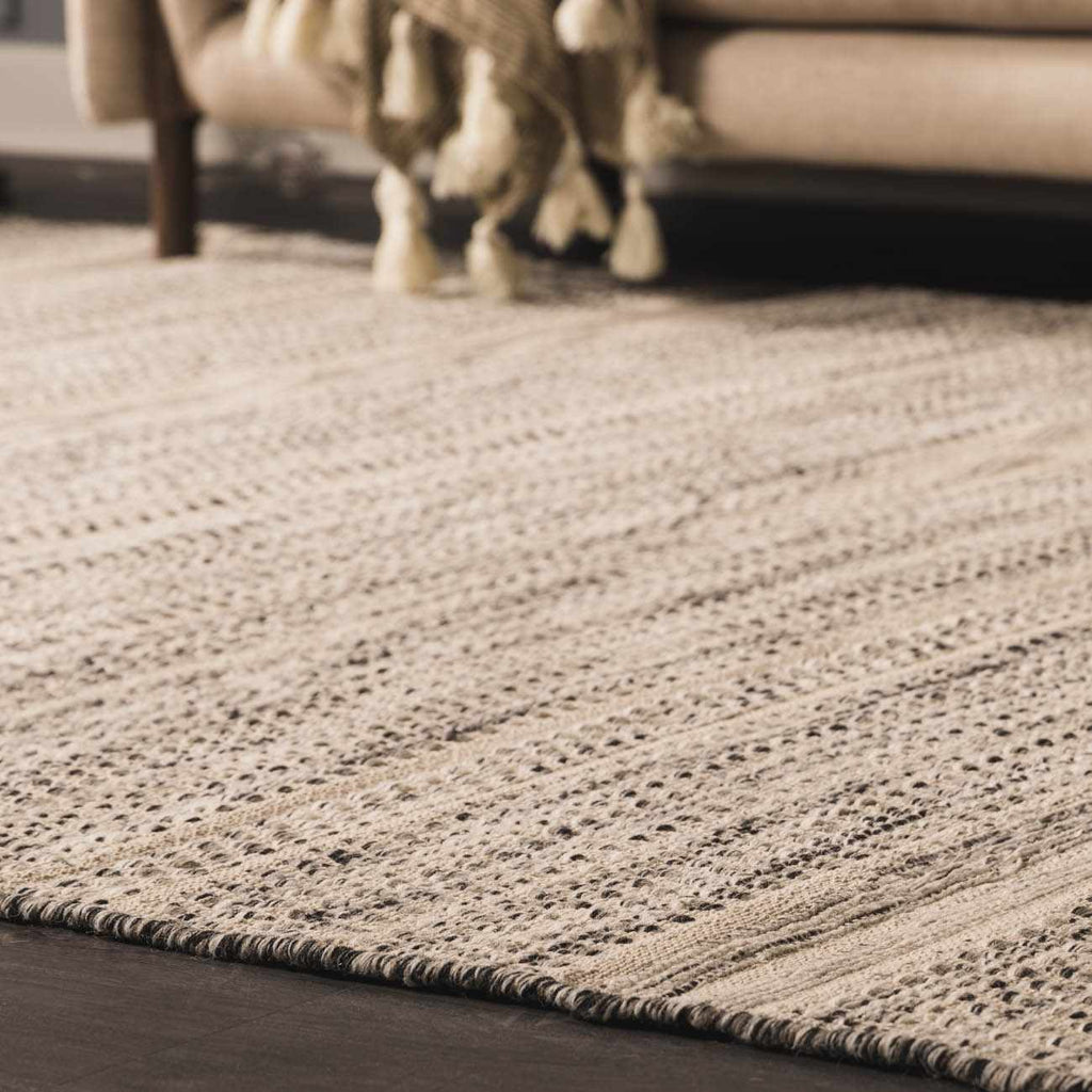 Arabi Hand-Woven Wool Rug – Bohemian Neutral, Timeless Style