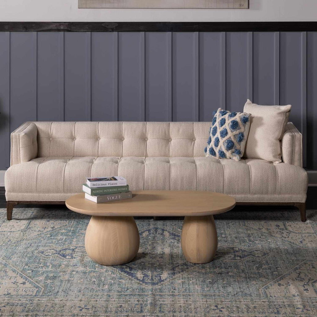 Coastal Calm Cotton Area Rug – Hand-Woven in Sage & Aqua