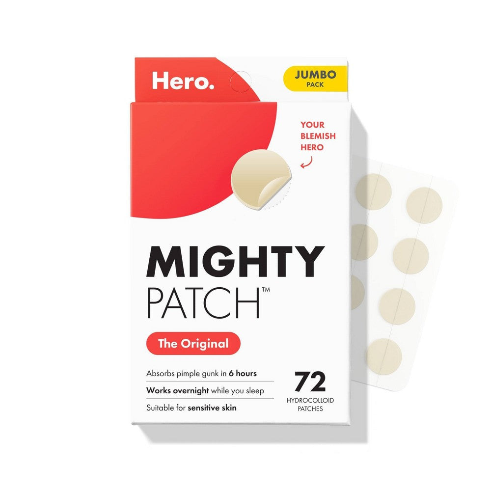 2x 72 count Hero Mighty Patch Original Blemish Treatment (144) total