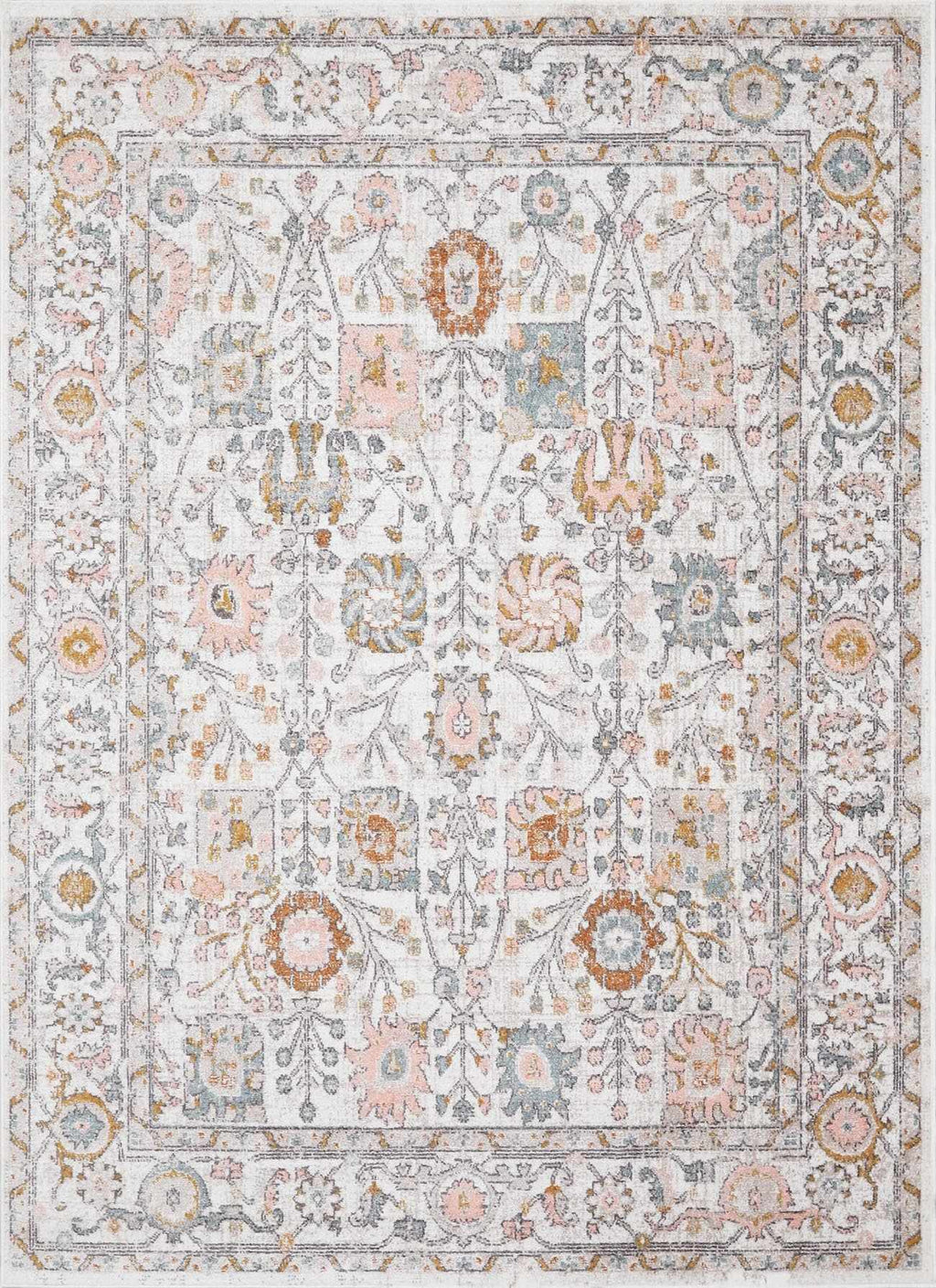 Hearthside Area Rug – Cozy Traditional Style, Warm Earthy Palette