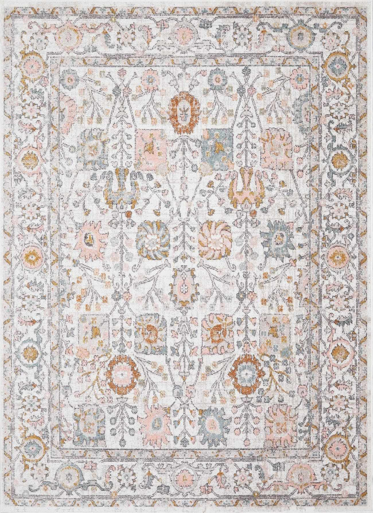 Hearthside Area Rug – Cozy Traditional Style, Warm Earthy Palette