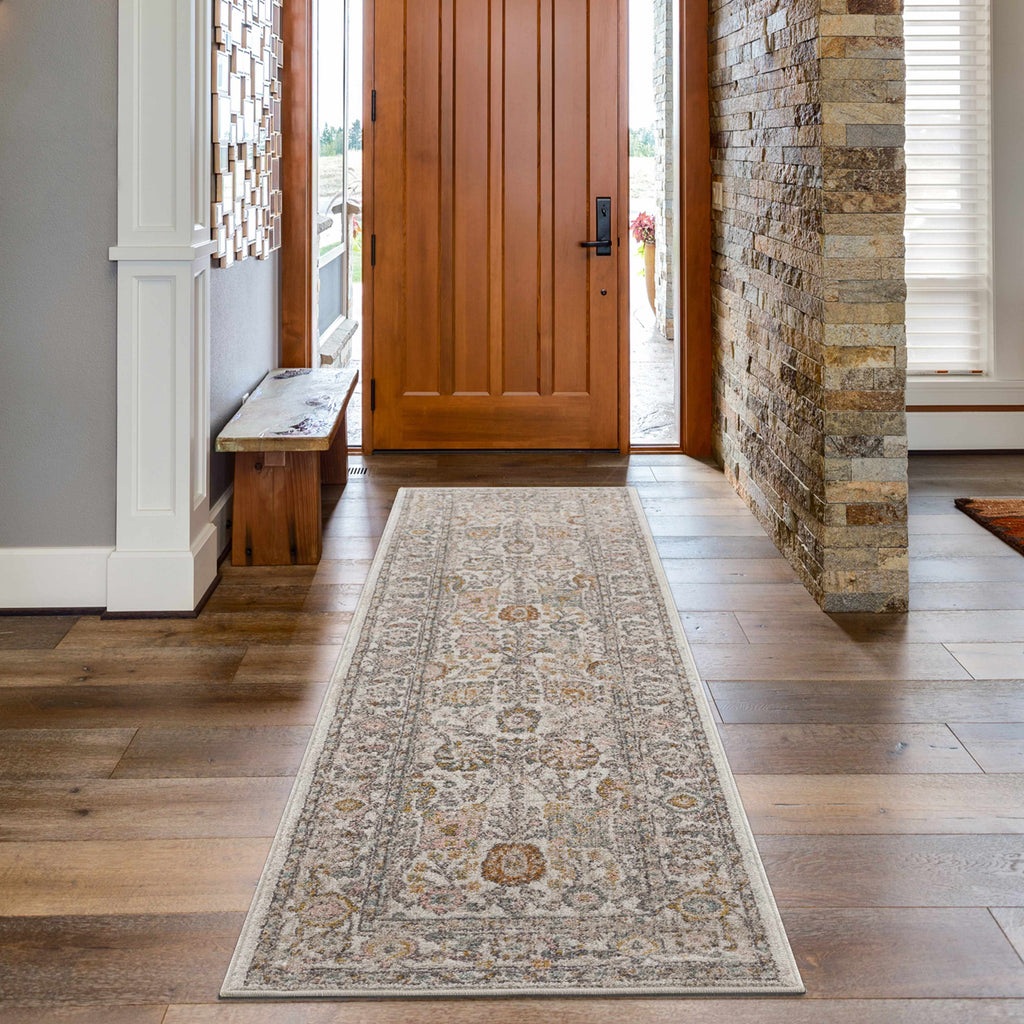 Hearthside Area Rug – Cozy Traditional Style, Warm Earthy Palette