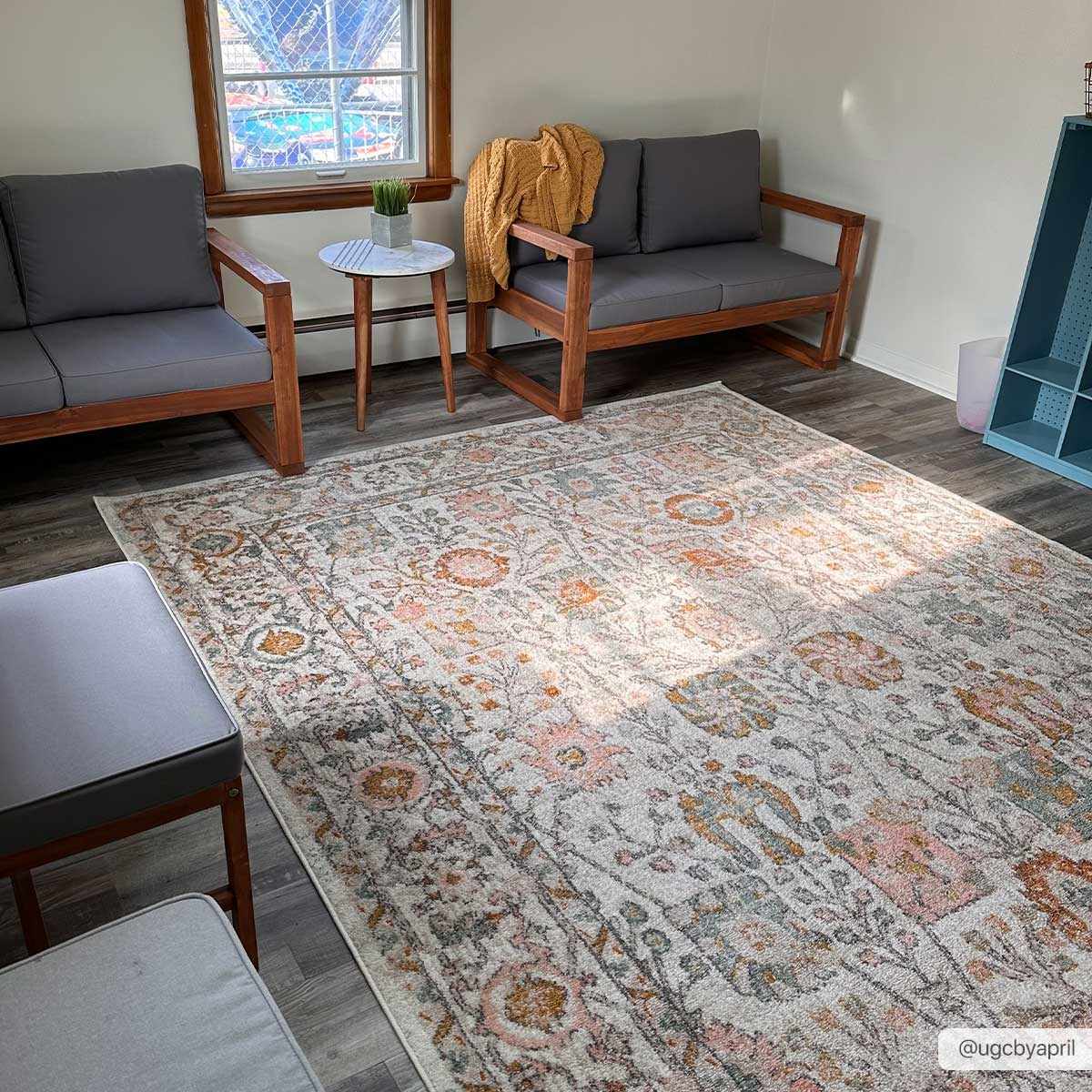 Hearthside Area Rug – Cozy Traditional Style, Warm Earthy Palette