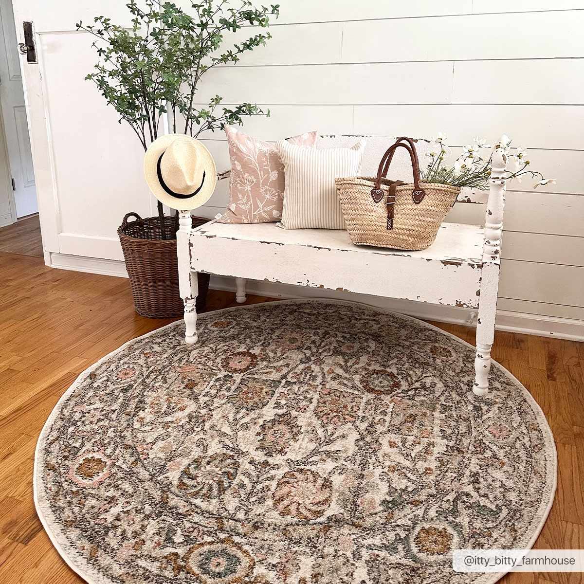 Hearthside Area Rug – Cozy Traditional Style, Warm Earthy Palette