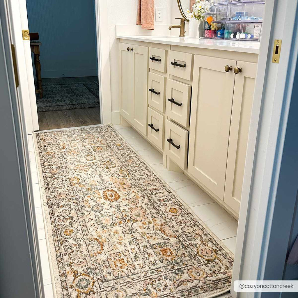 Hearthside Area Rug – Cozy Traditional Style, Warm Earthy Palette