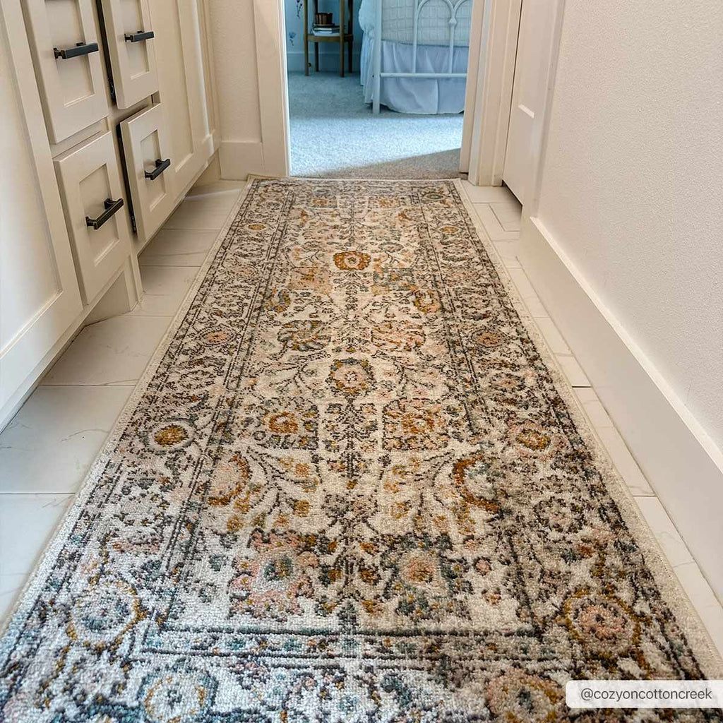 Hearthside Area Rug – Cozy Traditional Style, Warm Earthy Palette
