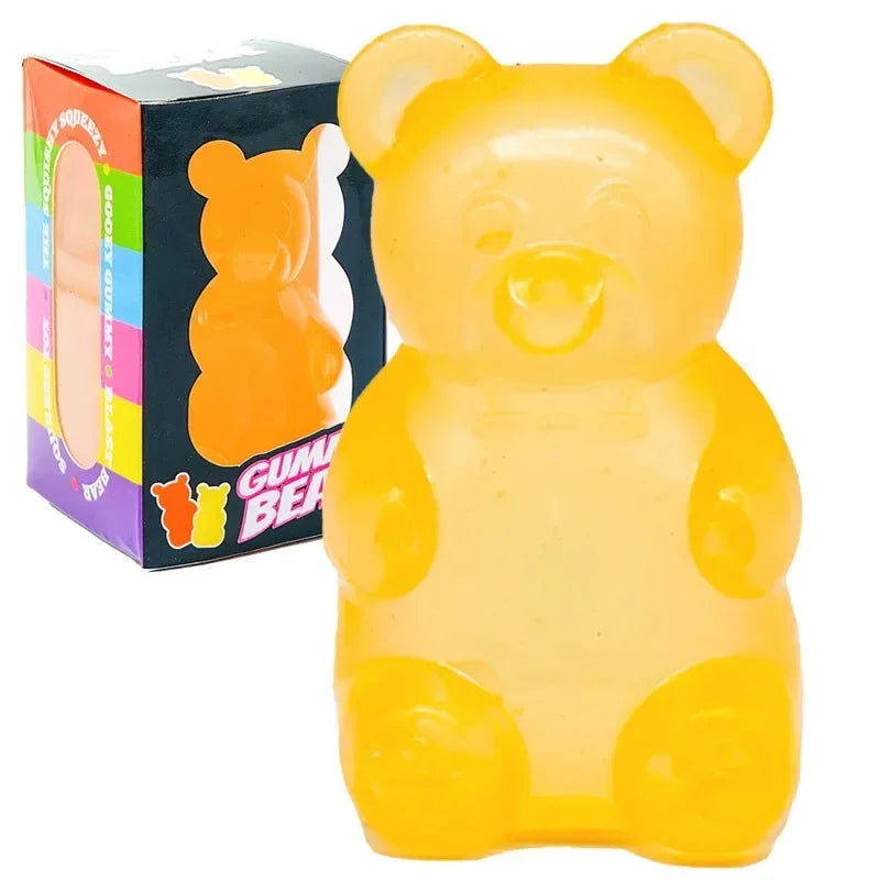 Cute Bear Maltose Squeeze Toy Dough Colorful Sensory Toy Creative New Item Desk Decoration Stress Relief Doll