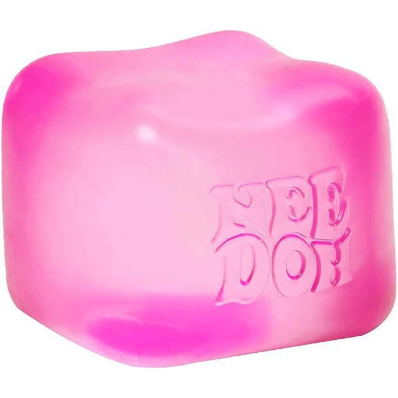 Needoh Nice Cube Sensory Stress Reliever Fidget Tool for Anxiety & Focus Desk Sensory Cube for Adults & Kids