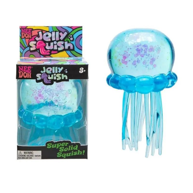 Hot Selling Schylling NeeDoh Fuzz Ball Jellyfish Squishy Blind Box Soft Squeeze Toy Stress Anxiety Relief Stress  Sensory Gift