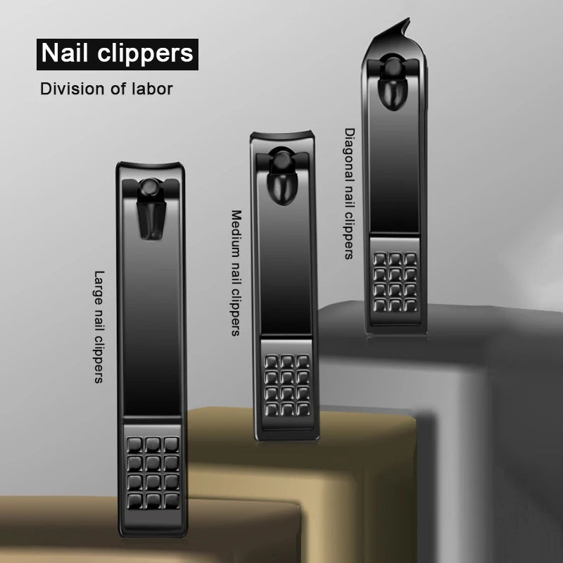 Manicure Cutters Nail Clipper Set Household Stainless Steel Ear Spoon Pedicure Scissors Tool For Beauty