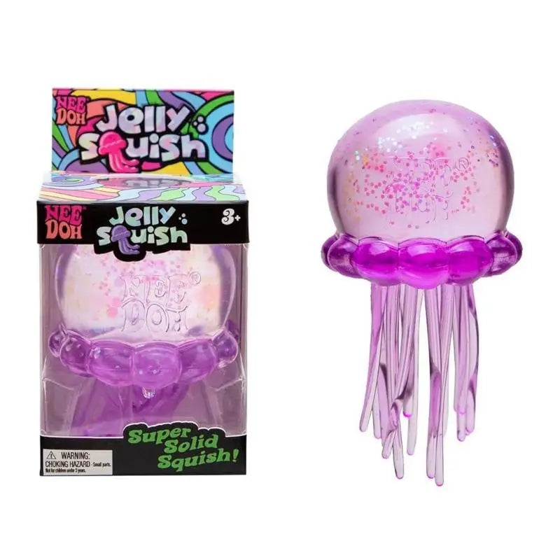 Hot Selling Schylling NeeDoh Fuzz Ball Jellyfish Squishy Blind Box Soft Squeeze Toy Stress Anxiety Relief Stress  Sensory Gift