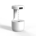 Anti-Gravity Ultrasonic Water Droplet Air Humidifier with Cool Mist Maker LED Night Light Weightless Sprayer for Bedroom