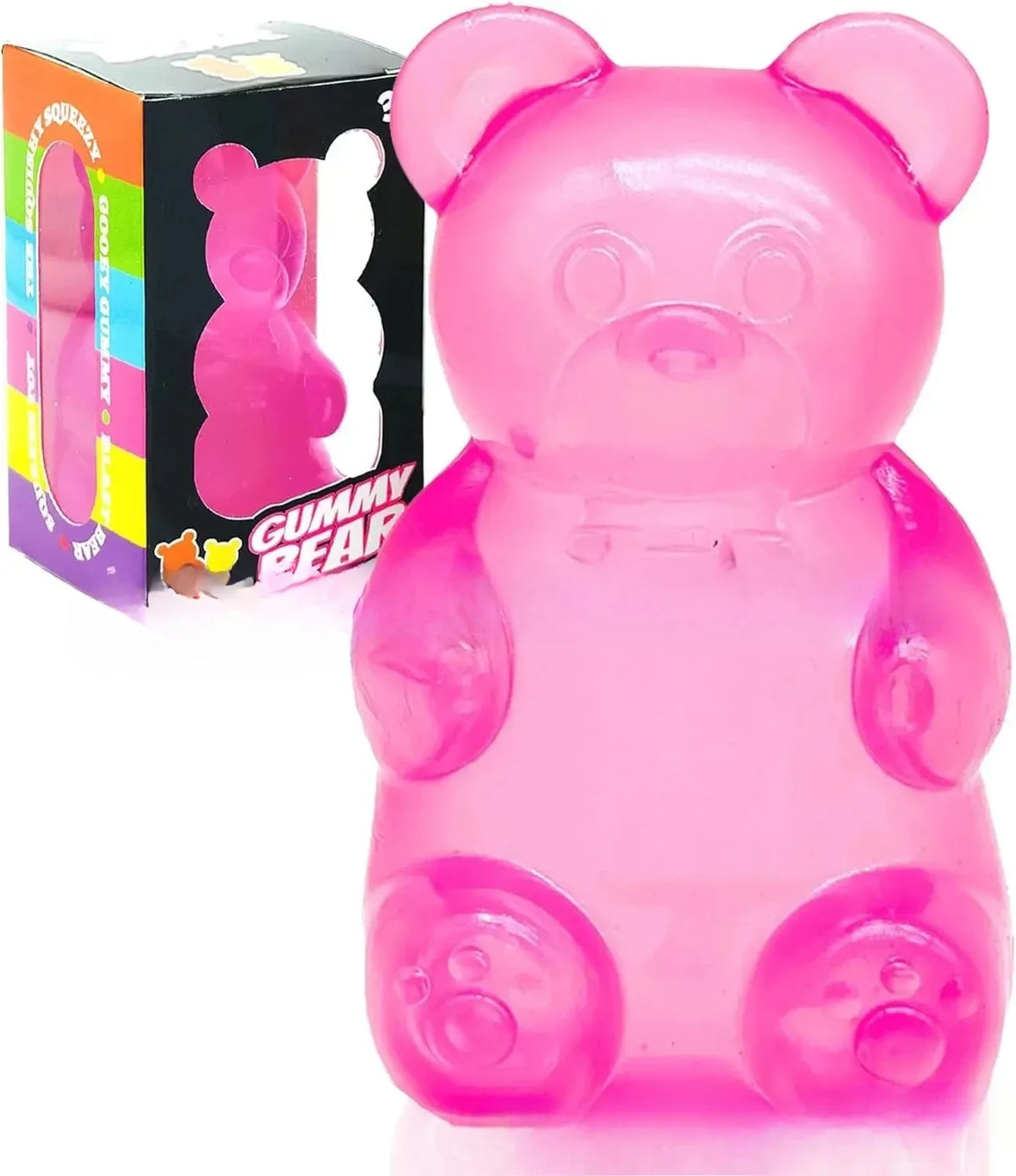 Cute Bear Maltose Squeeze Toy Dough Colorful Sensory Toy Creative New Item Desk Decoration Stress Relief Doll