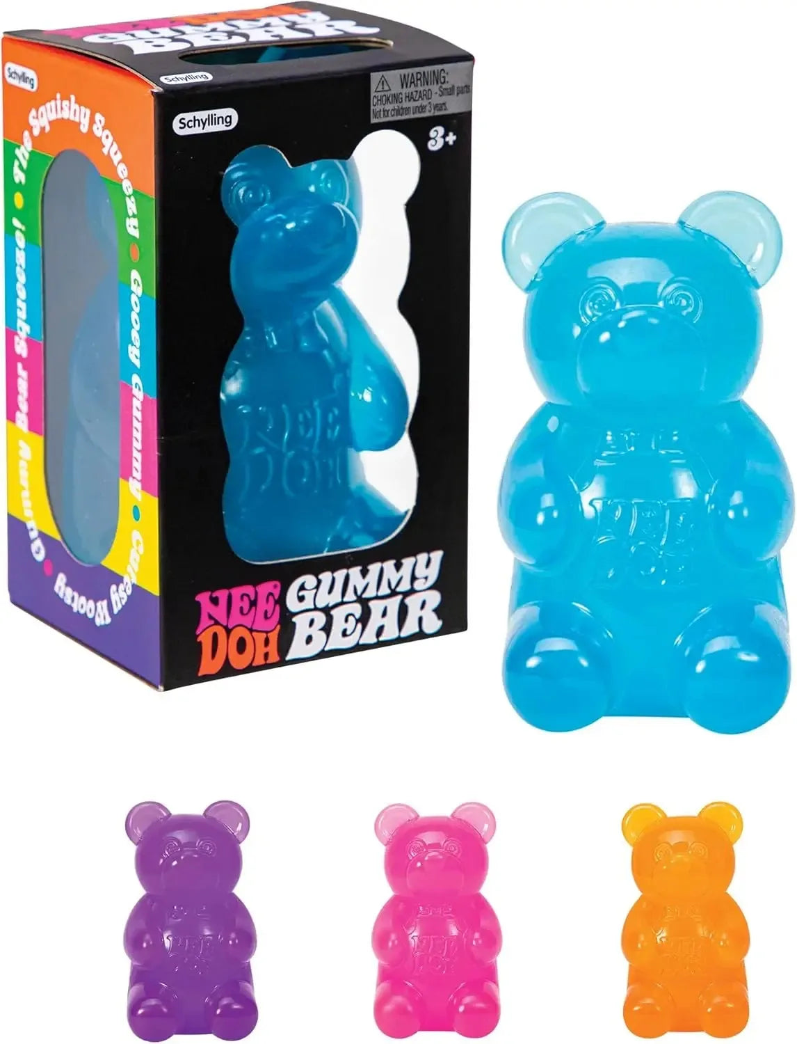 Cute Bear Maltose Squeeze Toy Dough Colorful Sensory Toy Creative New Item Desk Decoration Stress Relief Doll