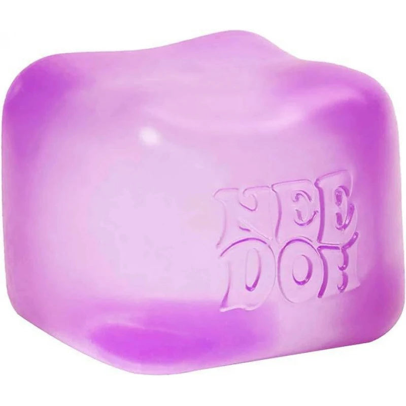 Needoh Nice Cube Sensory Stress Reliever Fidget Tool for Anxiety & Focus Desk Sensory Cube for Adults & Kids