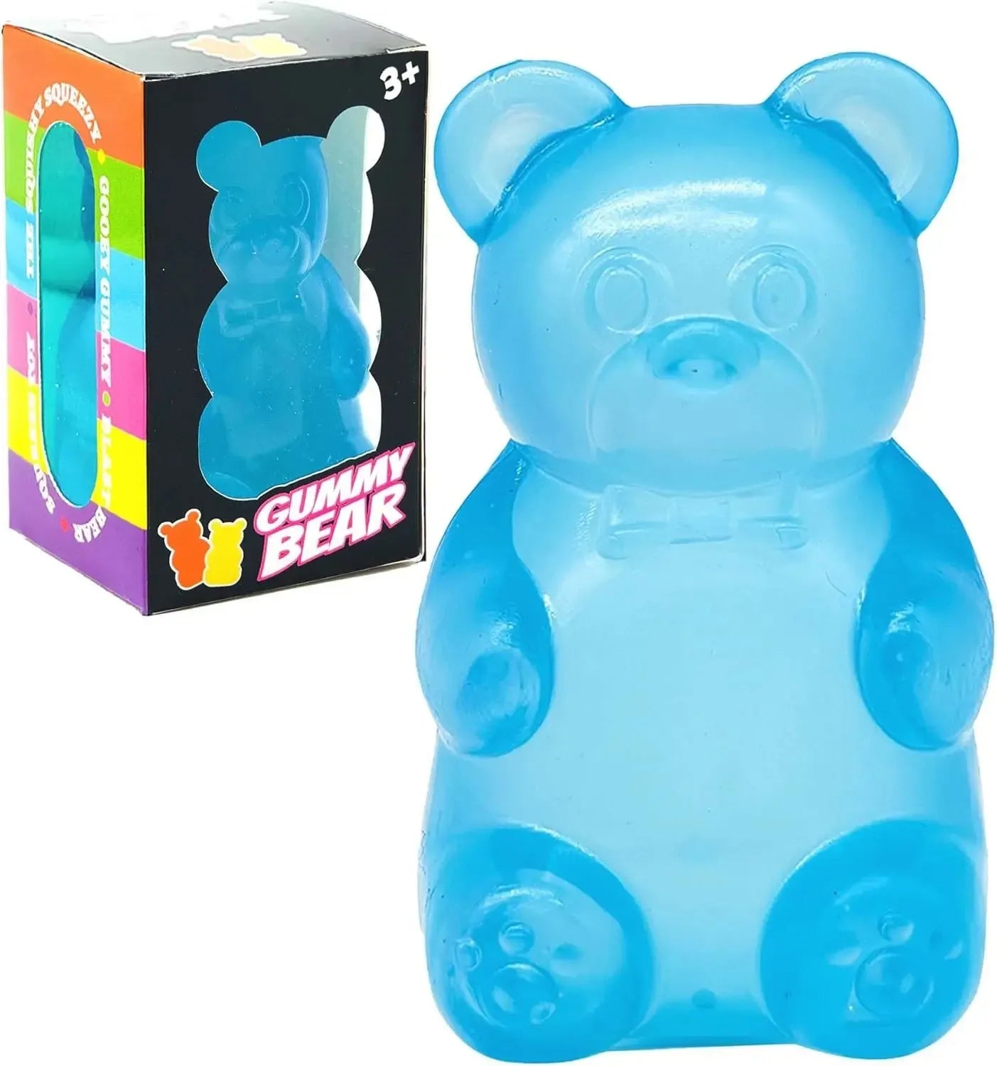 Cute Bear Maltose Squeeze Toy Dough Colorful Sensory Toy Creative New Item Desk Decoration Stress Relief Doll