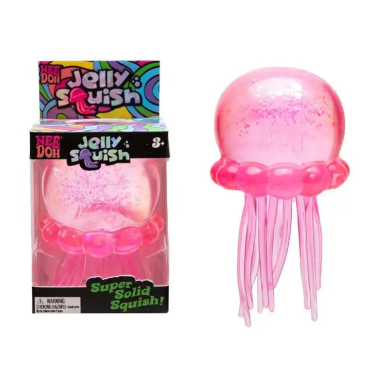 Hot Selling Schylling NeeDoh Fuzz Ball Jellyfish Squishy Blind Box Soft Squeeze Toy Stress Anxiety Relief Stress  Sensory Gift