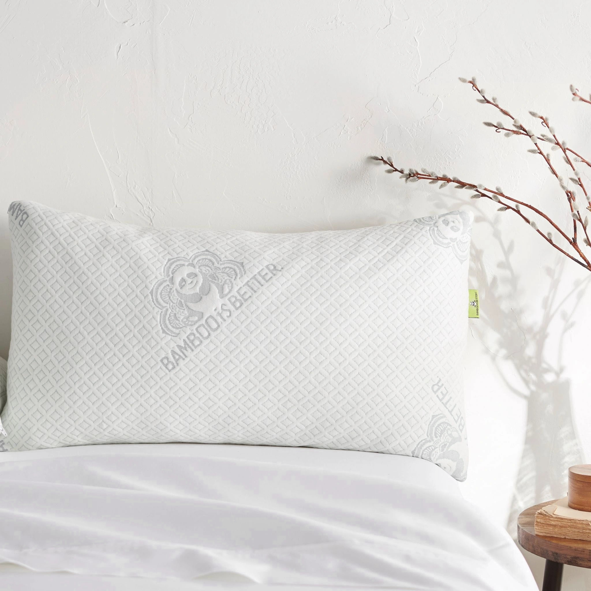 Cozy Bamboo Adjustable Cooling Pillow | Gel Memory Foam