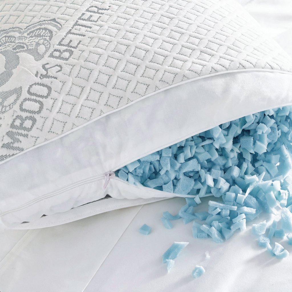 Cozy Bamboo Adjustable Cooling Pillow | Gel Memory Foam