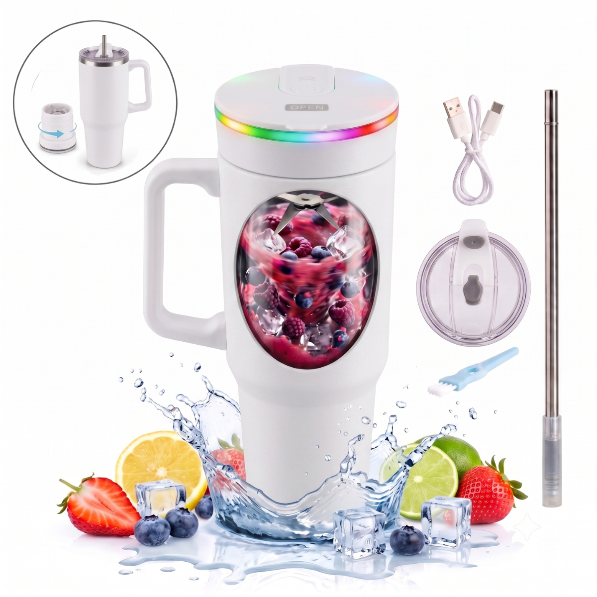 BLENDi Steel | The Insulated Travel Blender That Does It All